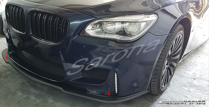 Custom BMW 7 Series  Sedan Front Bumper (2009 - 2015) - $850.00 (Part #BM-044-FB)